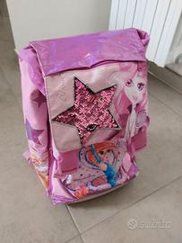 Zaino scolastico rosa Winx Club