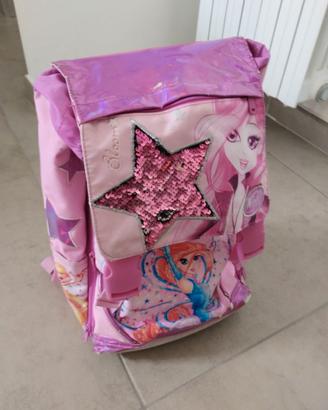 Zaino scolastico rosa Winx Club