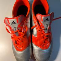 Scarpe Adidas F50 Adizero Argento/Arancione T. 45