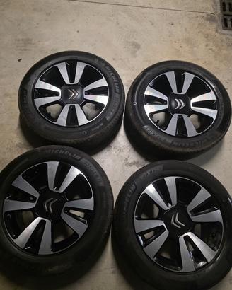 4 cerchi in lega Citroen 205.55.16 Michelin 