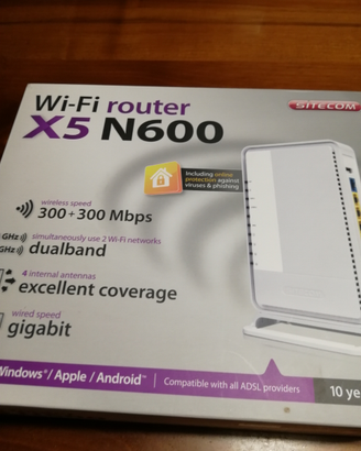 Router sitecom x5 n600 + range extender