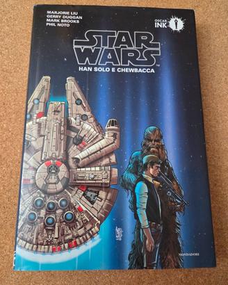 Star wars Han solo e Chewbacca 