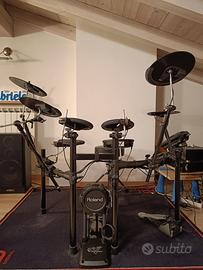 Batteria Roland TD-11 + Secondo crash e asta