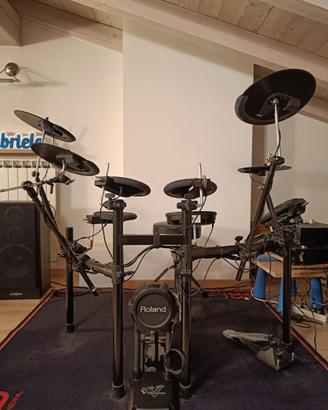 Batteria Roland TD-11 + Secondo crash e asta
