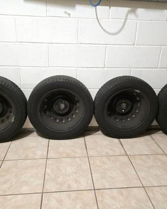 Kit 4 cerchi in ferro 15" originali Toyota Yaris 