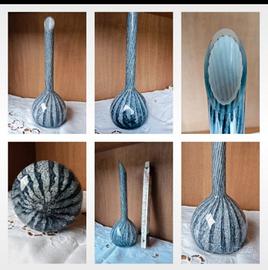Vaso per fiori singoli Vetro Murano anni 70/80