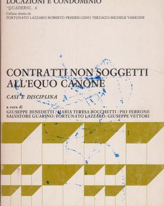 Contratti non soggetti all'equo canone Casi e disc