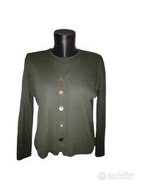 twin set verde costine 