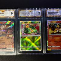 carte Pokemon gradate PSA 9