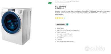 Lavatrice Candy RapidO PRO