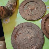 piatti in rame per decorazioni 