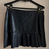 Minigonna in ecopelle