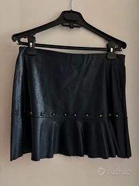 Minigonna in ecopelle