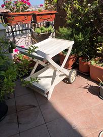Carrello da giardino in resina