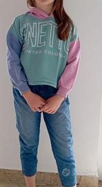 Jeans bimba 6/7 anni Benetton Taylor-Baggy