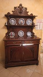 Tavolo Toscano e Credenza stile Liberty 