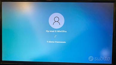 Hp pc fisso Hd 1Tb ram 8gb nero