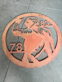 scudo in legno commemorativo diesel jeans 