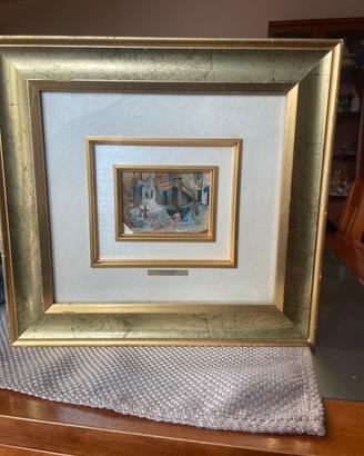 Quadro in foglia ori ROMA SPARITA