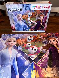 Puzzle Frozen 2 -  104 pezzi - 4 anni come nuovo