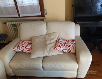 Divani 2+3 posti in pelle Chateau d'Ax