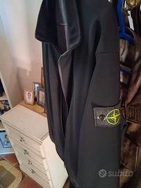 primaverile nero stone island cappuccio estraibile