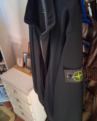 primaverile nero stone island cappuccio estraibile