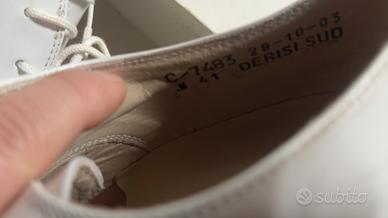 Scarpe  bianche da divisa marina militare