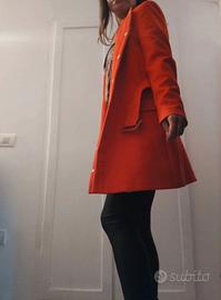 Cappotto Zara arancione taglia S