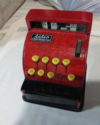 Gioco di latta registratore di cassa vintage