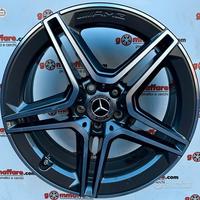 4 cerchi lega mercedes a b cla gla glb r18 lt3493