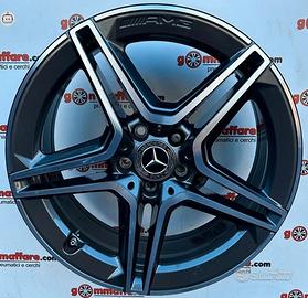 4 cerchi lega mercedes a b cla gla glb r18 lt3493