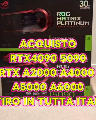 Aquisto RTX 4090/5090 SERVER RAM ECC DDR4/DDR5