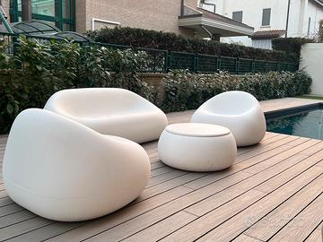 Divani giardino esterno set arredo Design