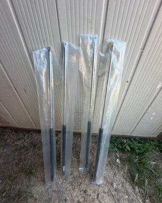 4 PISTONI A GAS NUOVI 200N lunghezza aperto 885mm