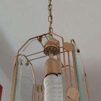 Lampadario a lanterna anni '70