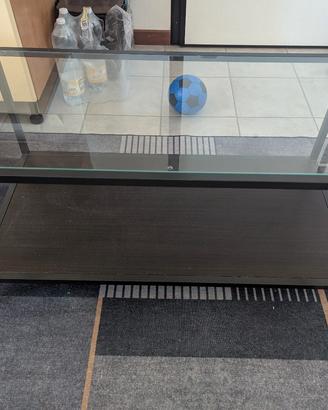 Tavolino da salotto IKEA in vetro e metallo