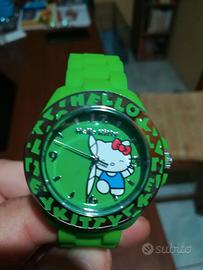 Orologio Hello Kitty Verde