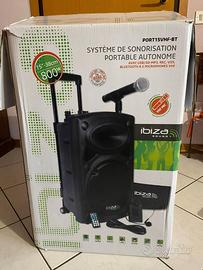 Altoparlante portatile 15"/800W MAX nuovo