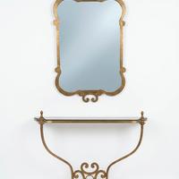 Console vintage design modernariato antica