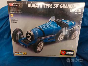 modello burago bugatti kit sigillato 