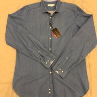 Camicia da uomo in leggero denim Luca D'Altieri