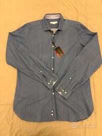 Camicia da uomo in leggero denim Luca D'Altieri