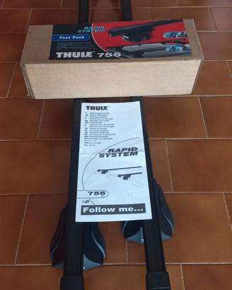 BARRE THULE con piedi THULE RAPID SYSTEM 755