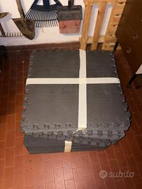 Tappetino fitness per palestra a puzzle (24 pezzi)