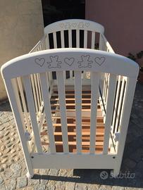 lettino bebe' con materasso