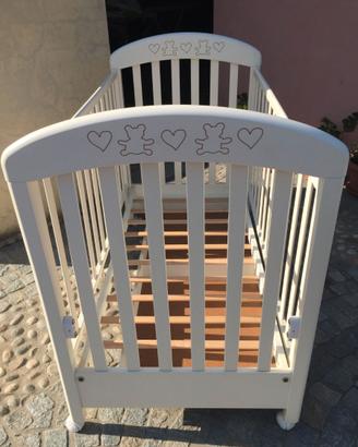lettino bebe' con materasso