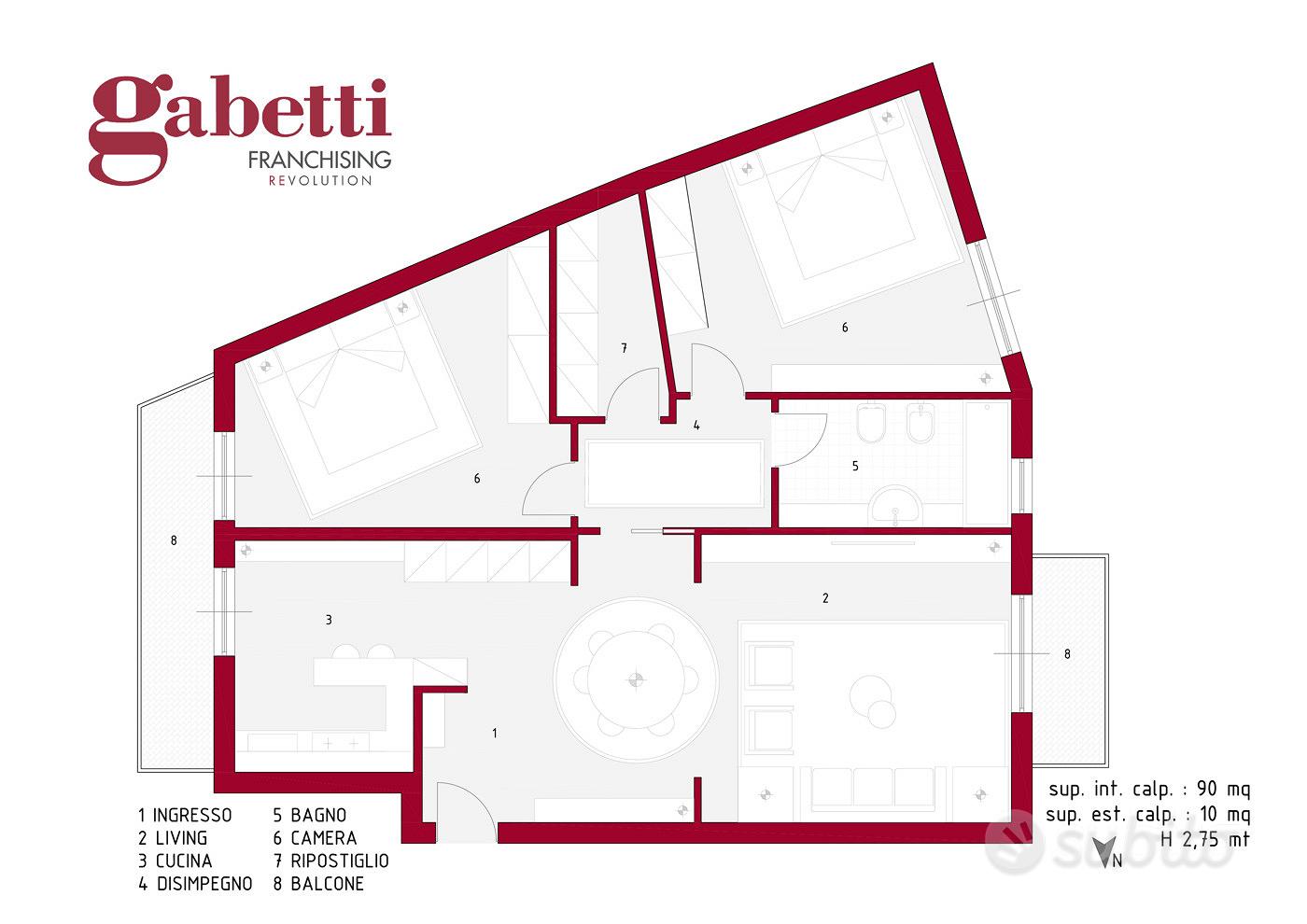 Appartamento Napoli [Cod. rif 3190756VRG] - Vista 2