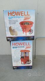 Howell macchina popcorn + macchina zucchero filato