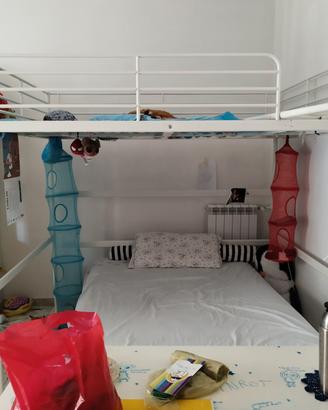 letto a soppalco Ikea una piazza e mezza